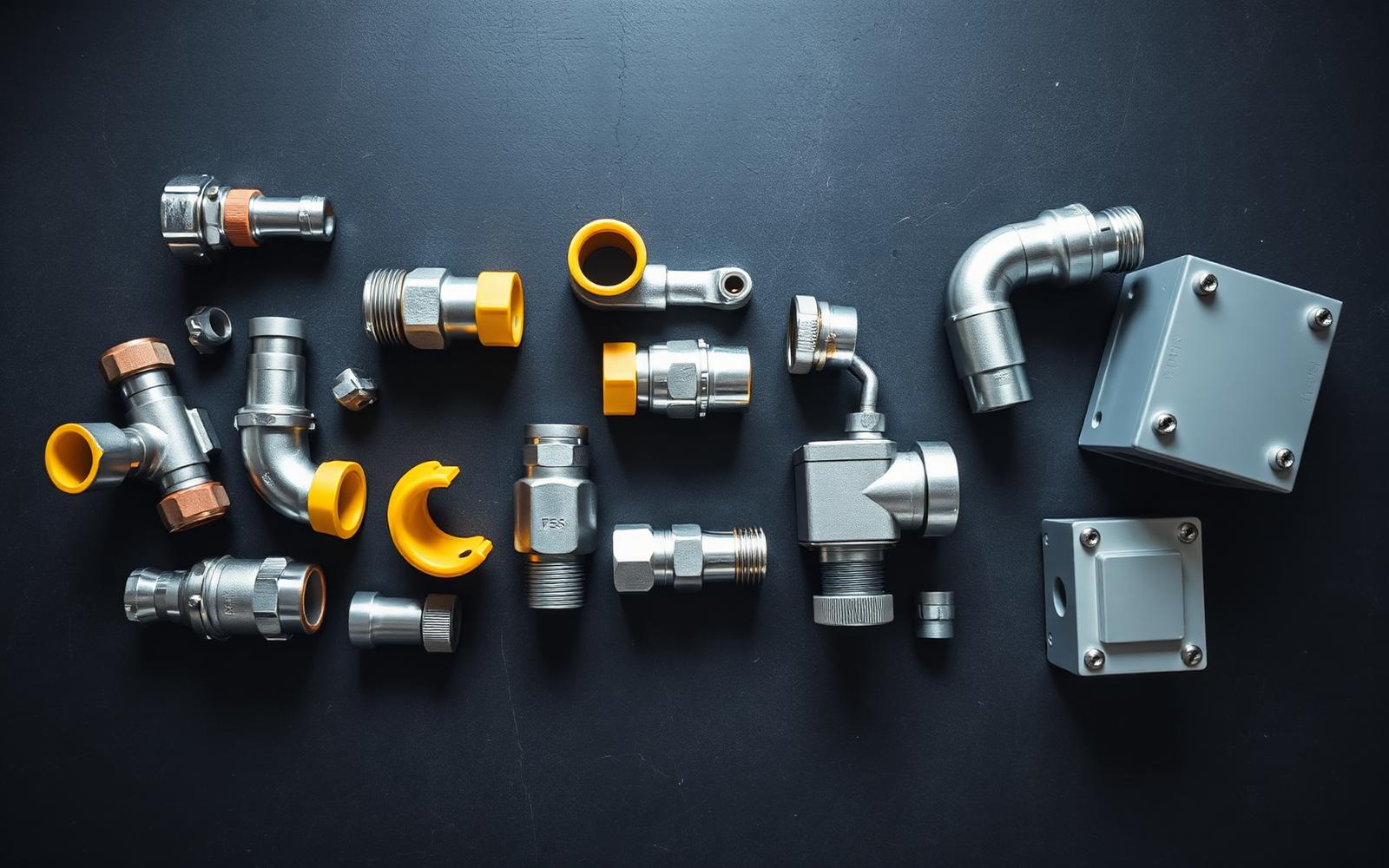 Assortment of SPEC electrical fittings
